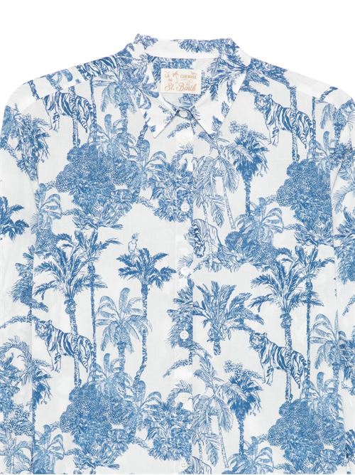 Camicia donna Brigitte in cotone con fantasia all-over MC2 SAINT BARTH | BRIGITTE01288L